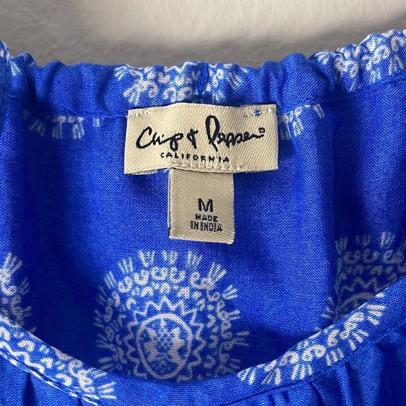 CHIP & PEPPER BLUE MODAL TIE STRING TANK - Picture 4 of 5